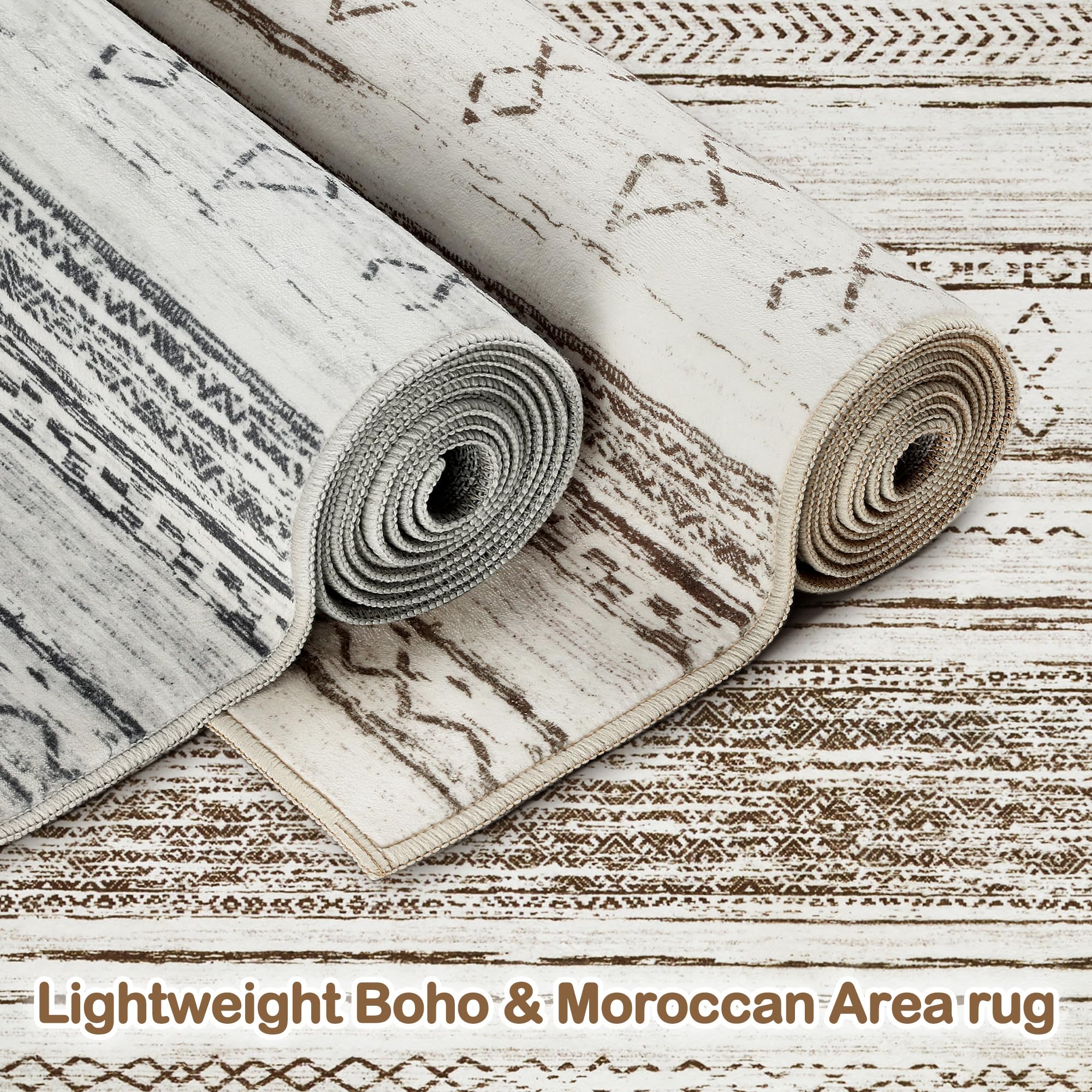 Tortania washable rug cream brown ideal for quick cleaning and busy homes.