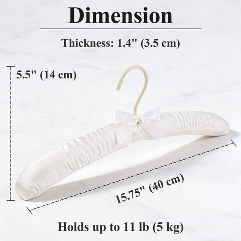 Tosnail foam-padded hanger closeup shows soft shoulders to protect delicate fabrics.