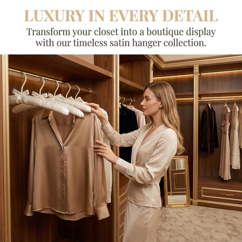 Tosnail ivory finish fits any closet style and color palette.
