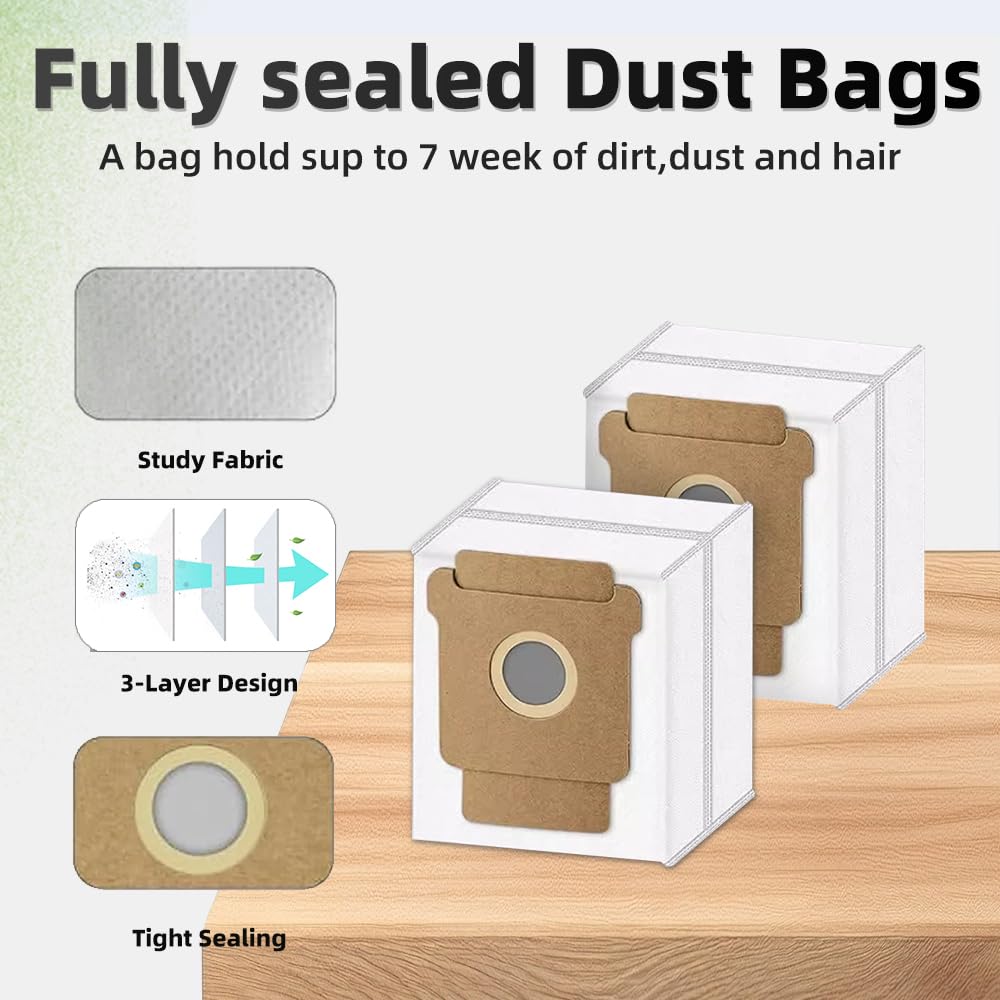 TOSOMO Roomba Plus 25-pcs kit packaging and contents organized for replacement parts