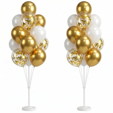 Tosuced Balloon Column Kit base setup provides a stable anchor for events.