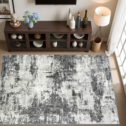 Tosuoka area rug 5x7 modern abstract adds stylish focal point