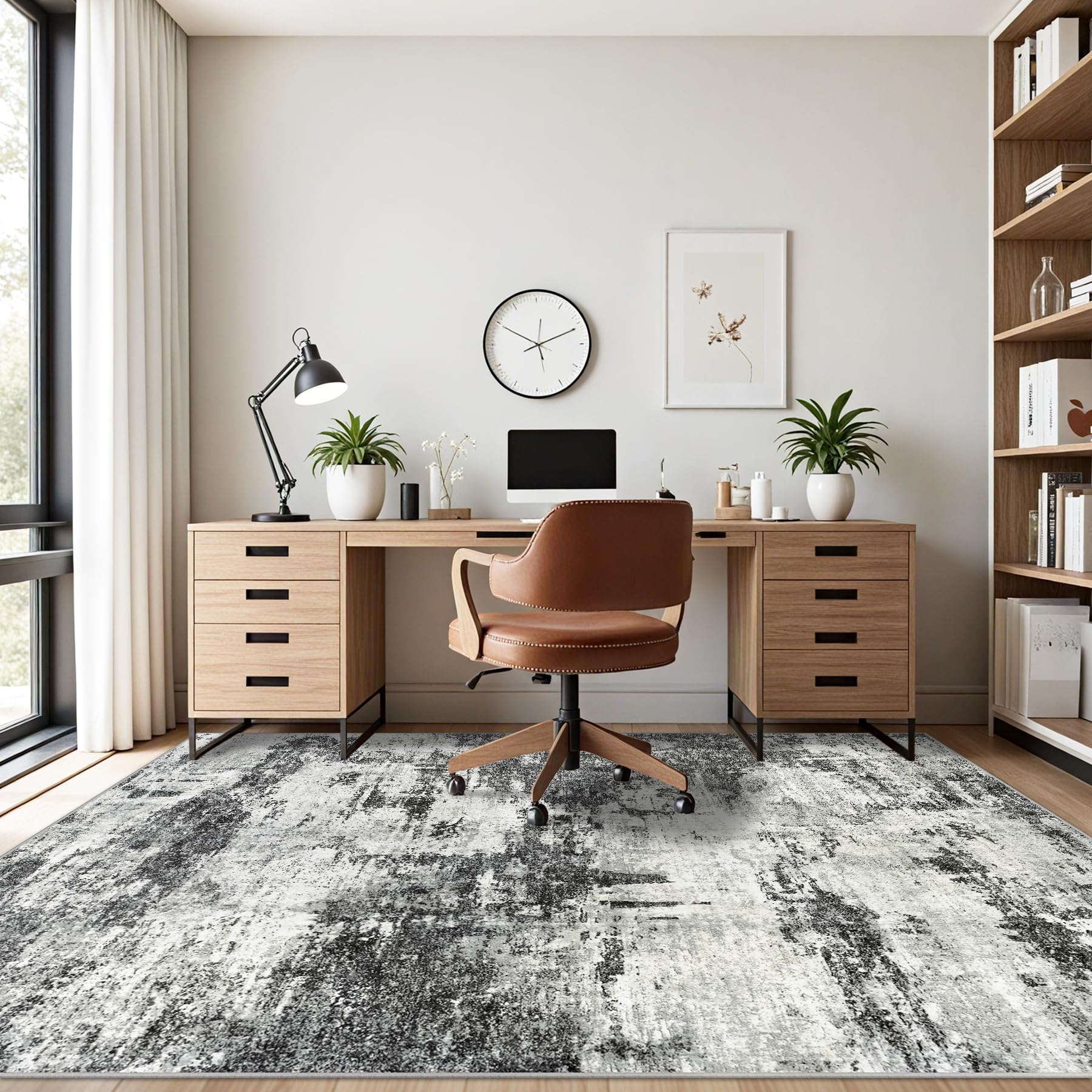 Tosuoka area rug 5x7 stain resistance highlights easy cleaning