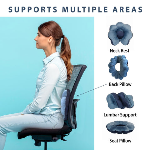 Total Pillow neck support remains firm yet soft with plush microfiber fleece