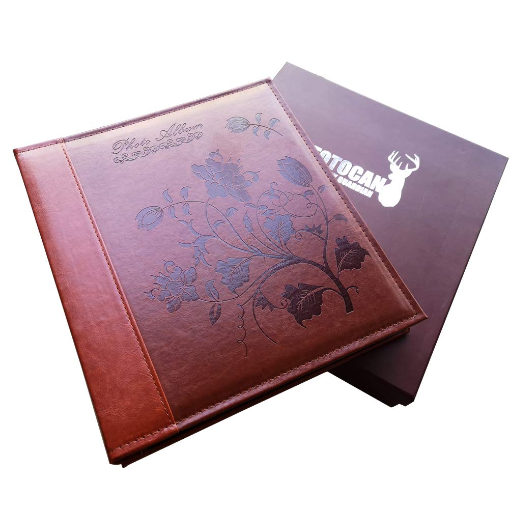 Totocan vintage leather cover offers timeless keepsakes on shelves.