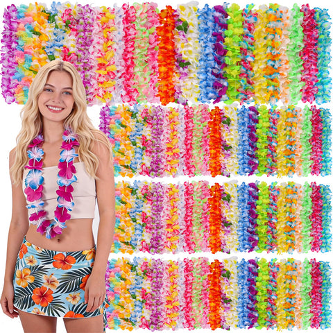 Totstio Hawaiian leis bulk in 100-count set for events