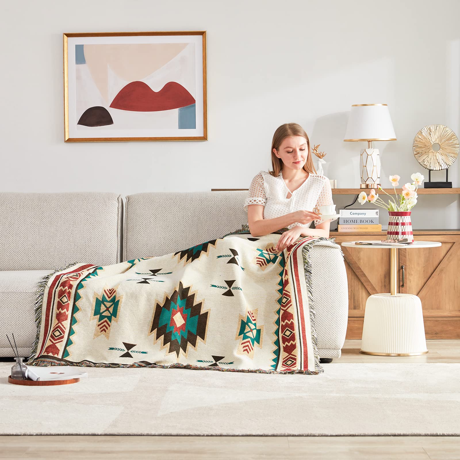 Touchat blanket tassels add boho charm and texture