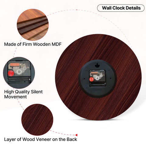 Toudorp Home Clock battery compartment and operation details for flexible placement