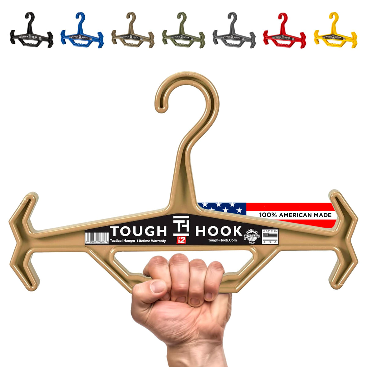 Tough Hook Original Hanger USA-made, premium build for heavy gear storage.