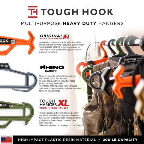 Tough Hook Xtreme in use with police armor for secure gear storage