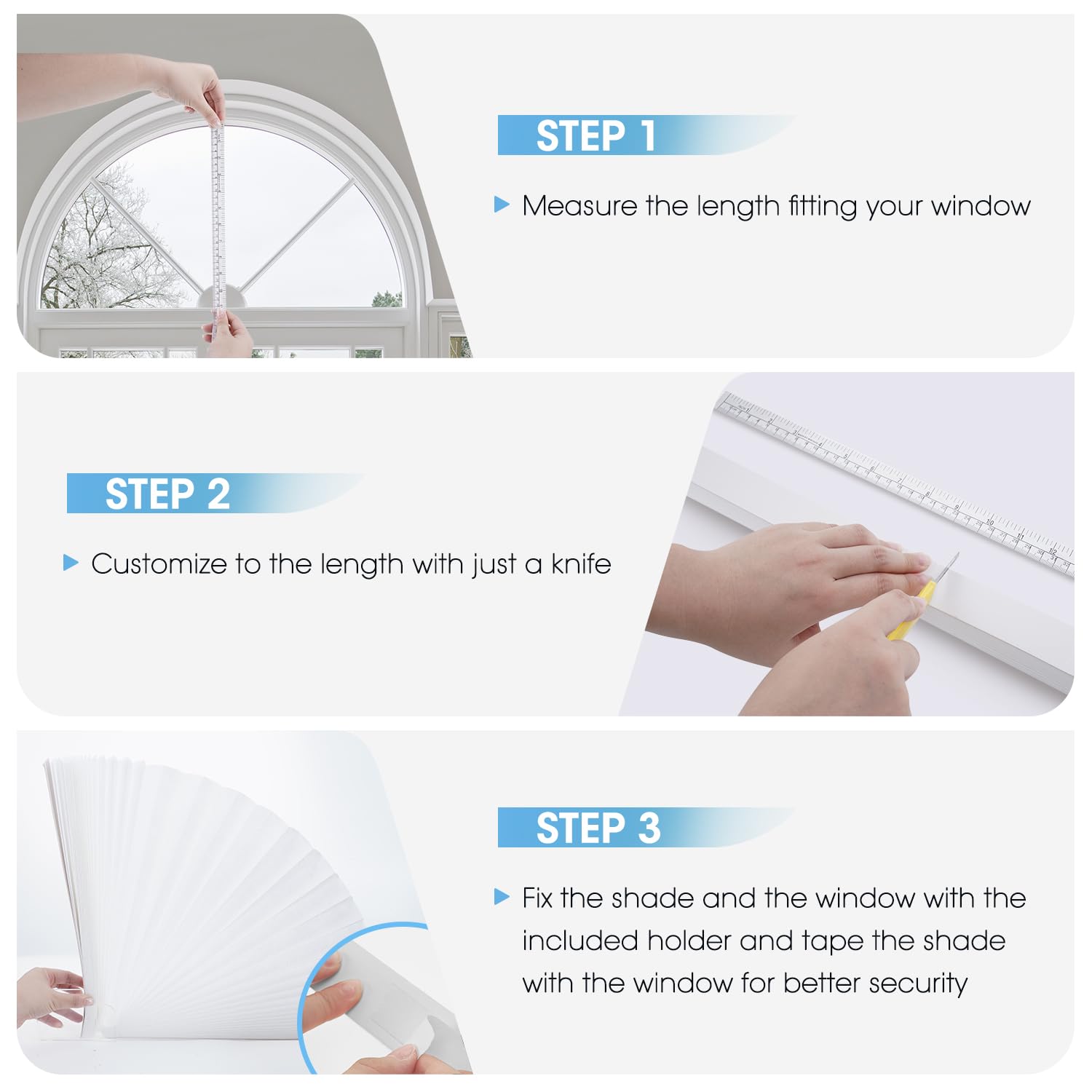 Touri arch shade ideal for living rooms, kitchens, bedrooms and more.