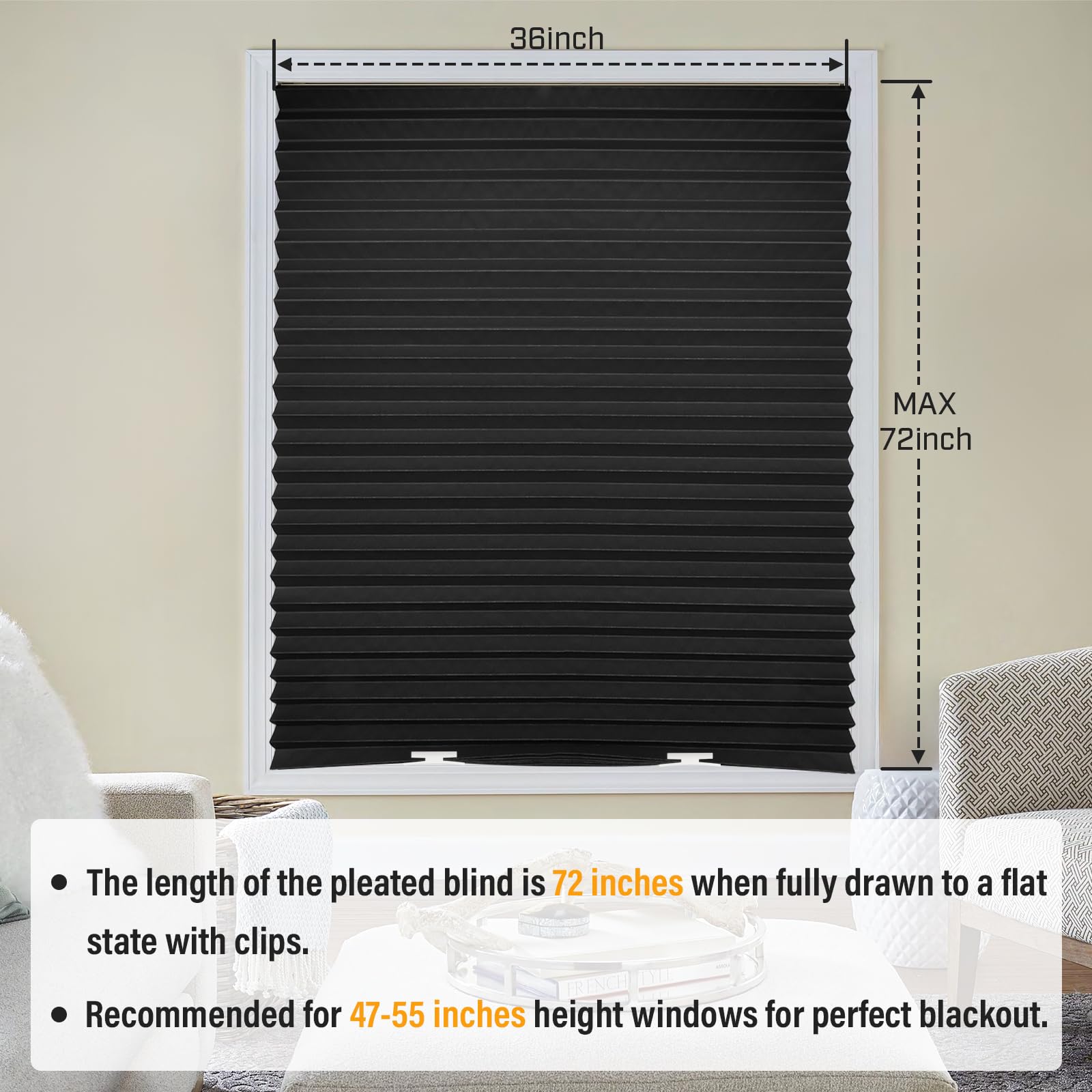 Touri measuring and cutting blackout shades for custom fit