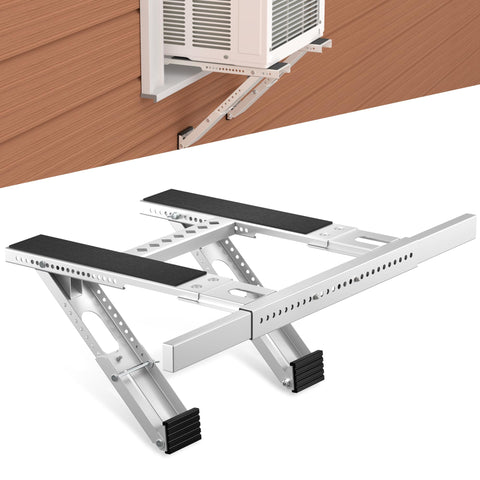 Toutgood Window AC Bracket assembled securely supports outdoor units for stable cooling.