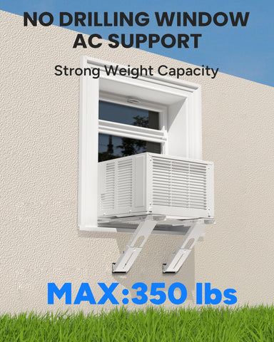 Toutgood Window AC Bracket install-kit enables quick drill-free setup.