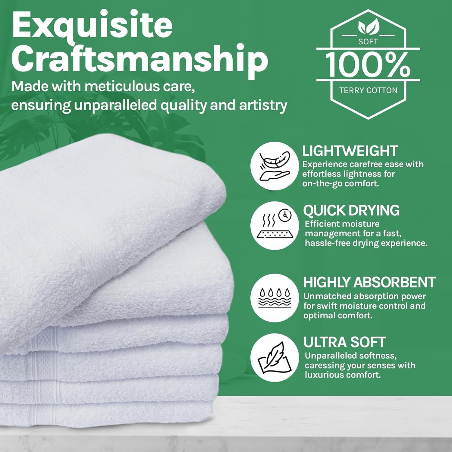 Towels N More salon-towel pack in-use at a station for guests.