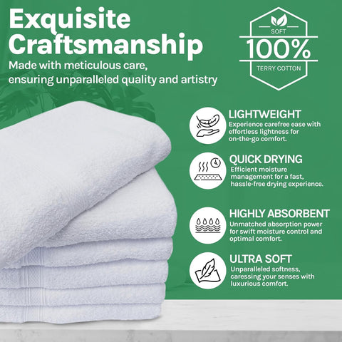Towels N More salon-towel pack in-use at a station for guests.