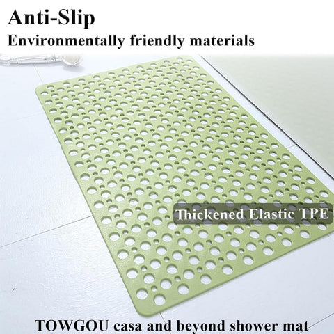 Casa and Beyond shower mat offers a non-slip surface for safer showers.