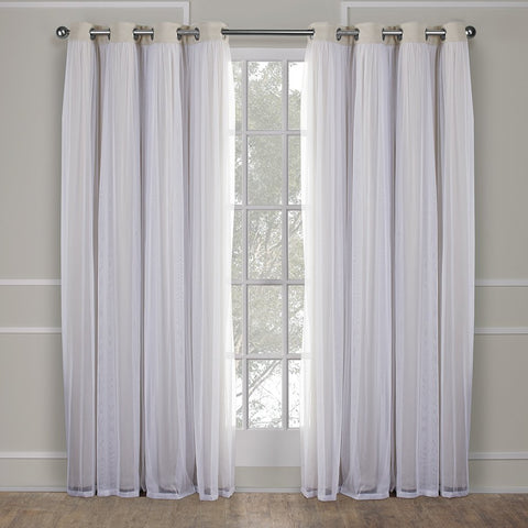TOWN & COUNTRY LUXE Talia blackout panel provides room-darkening options for evenings.