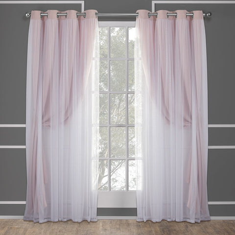 TOWN & COUNTRY LUXE Talia blackout panel blocks glare for improved privacy.