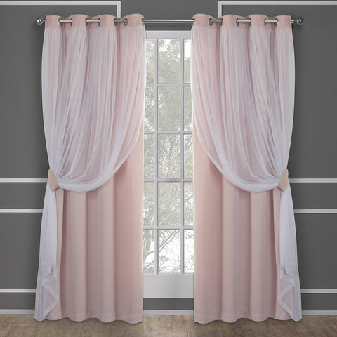 TOWN & COUNTRY LUXE Talia sheer panel softly diffuses light for airy rooms.