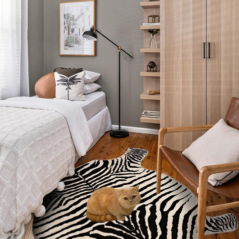 Townssilk durable polyester fiber rug maintains shape under daily foot traffic