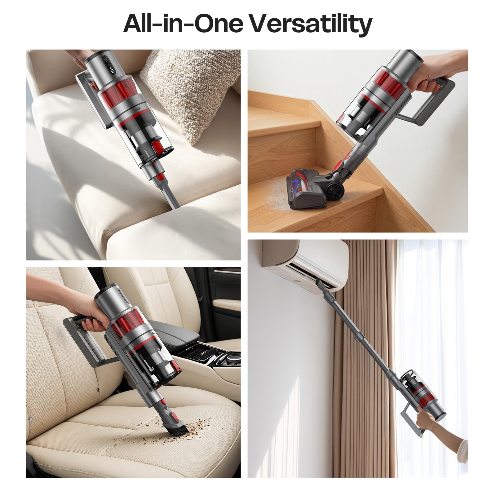 ToyMade cordless vacuum self-standing dock keeps storage tidy
