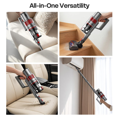 ToyMade cordless vacuum self-standing dock keeps storage tidy