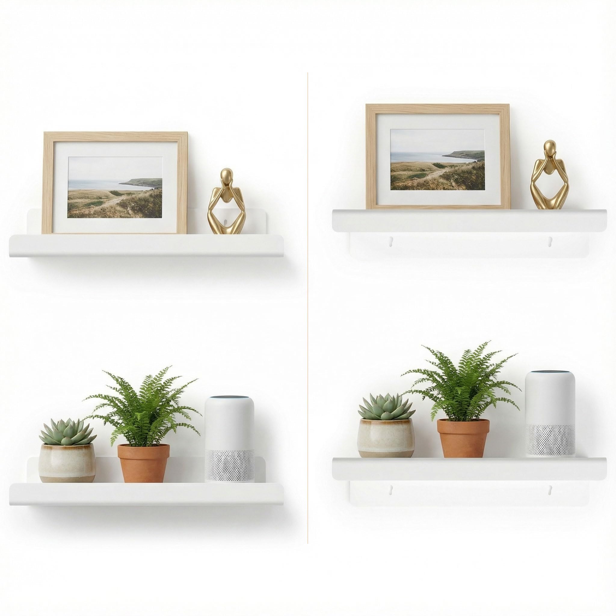 TQZDBXK acrylic floating shelves white package unboxing reveal