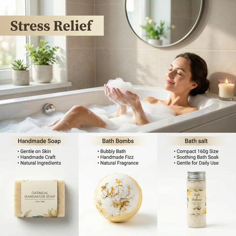 Marigold bath bomb delivers a soothing bath moment