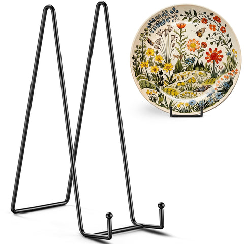TR-LIFE plate stand 12-inch securely displays a large dish