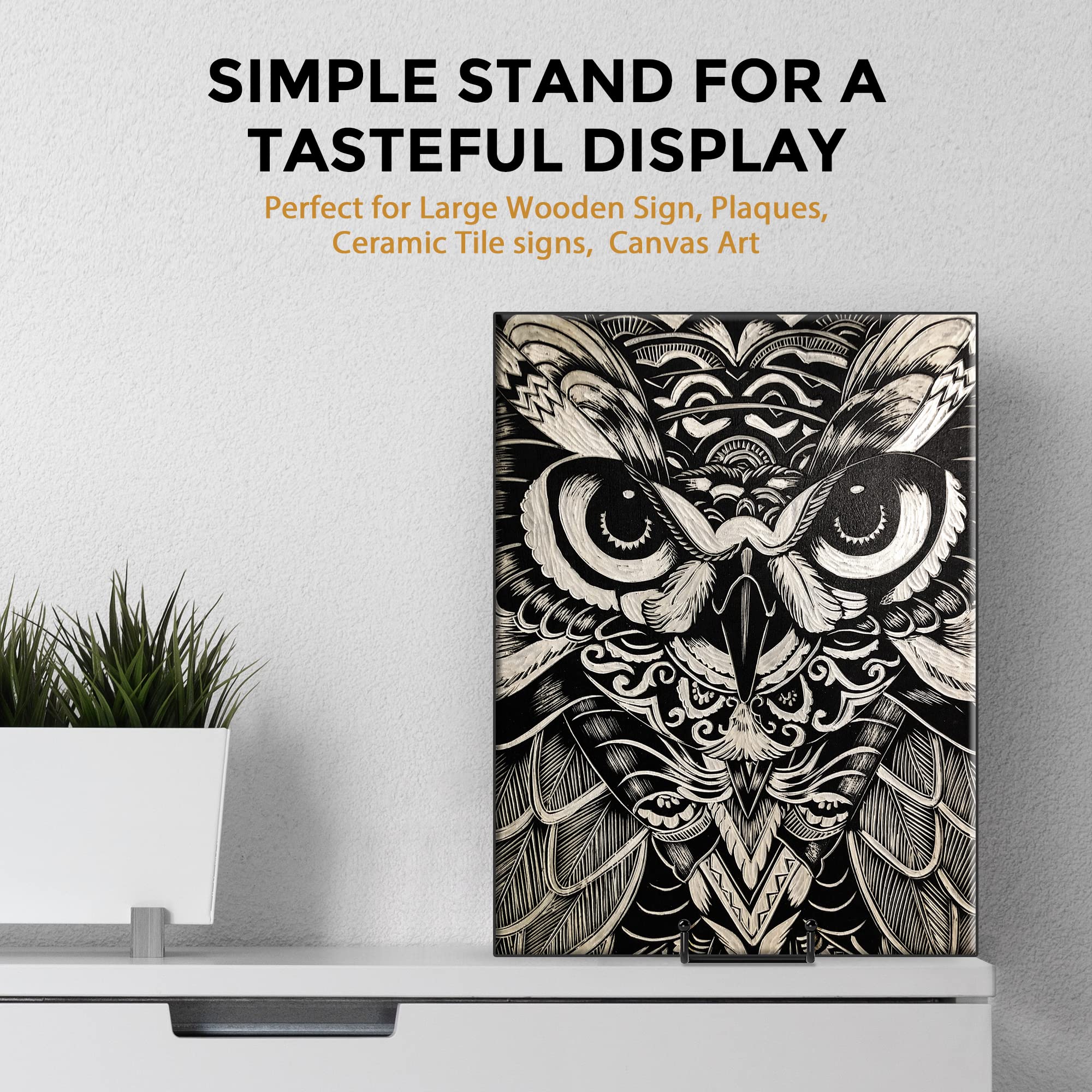Ideal for platters, plaques, photos, and decorative art.