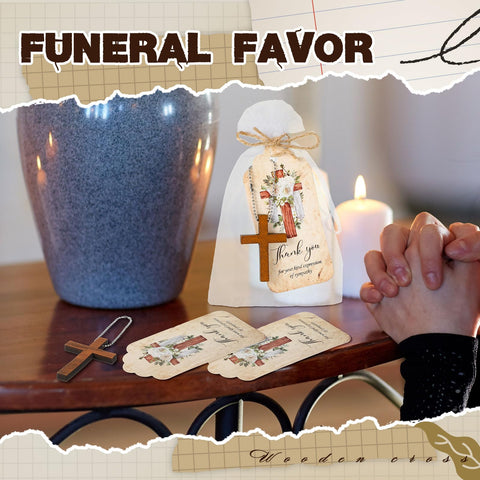 Tradder bead chain attaches to crosses for keepsake details.