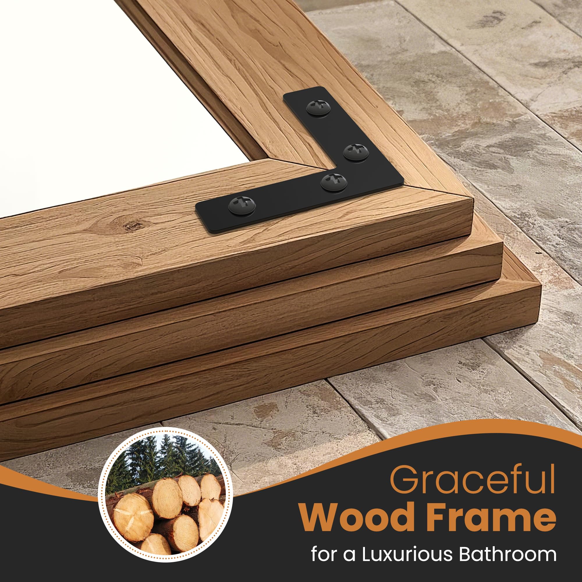TRAHOME 56x22 inch footprint suits multiple spaces.