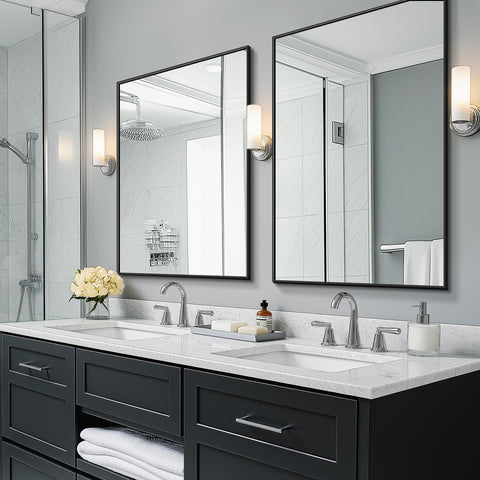 TRAHOME sleek rectangular design suits bathrooms, bedrooms, and living spaces.