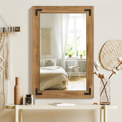 TRAHOME farmhouse decor mirror complements bathrooms, bedrooms, and entryways