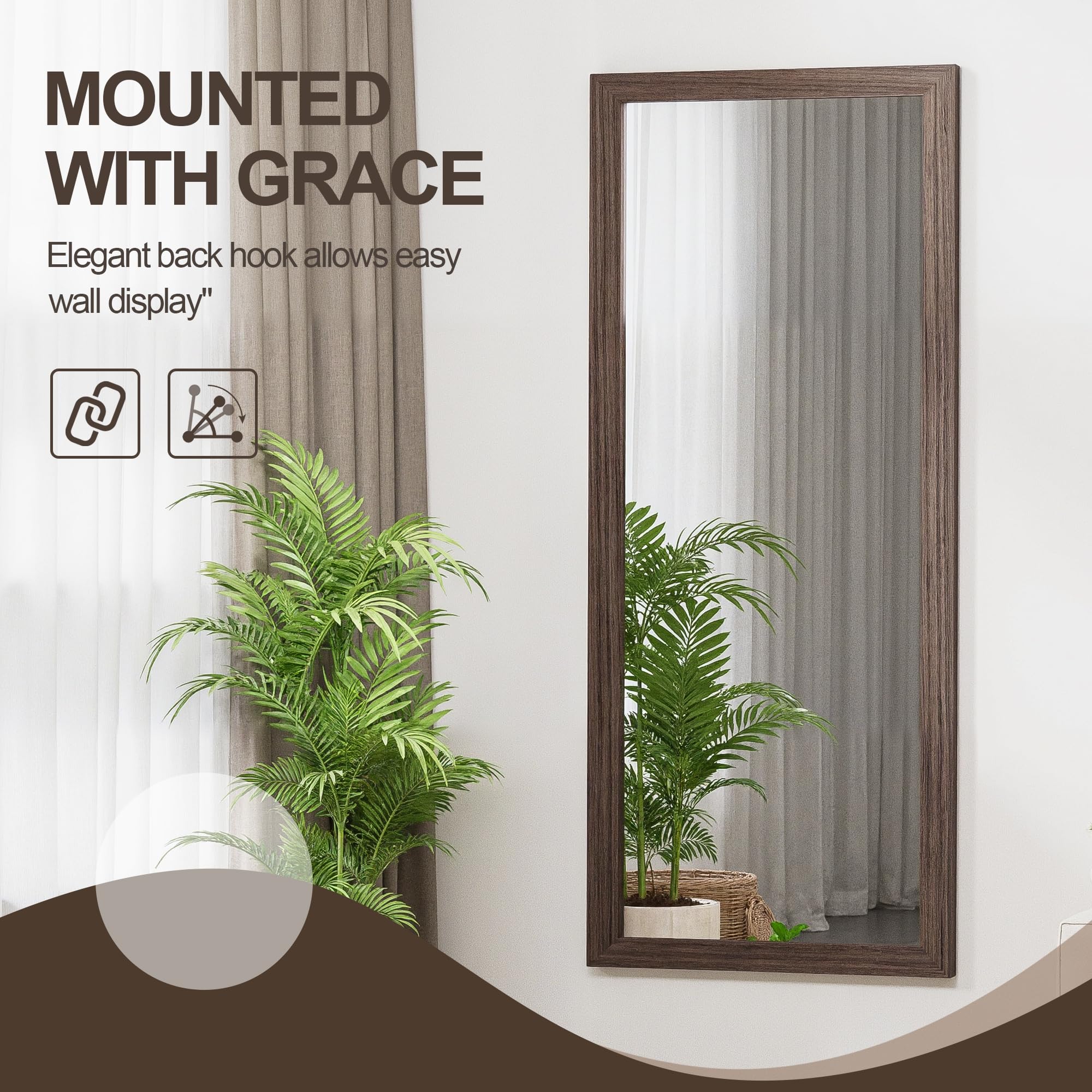 TRAHOME mirror offers high-definition clarity for precise grooming
