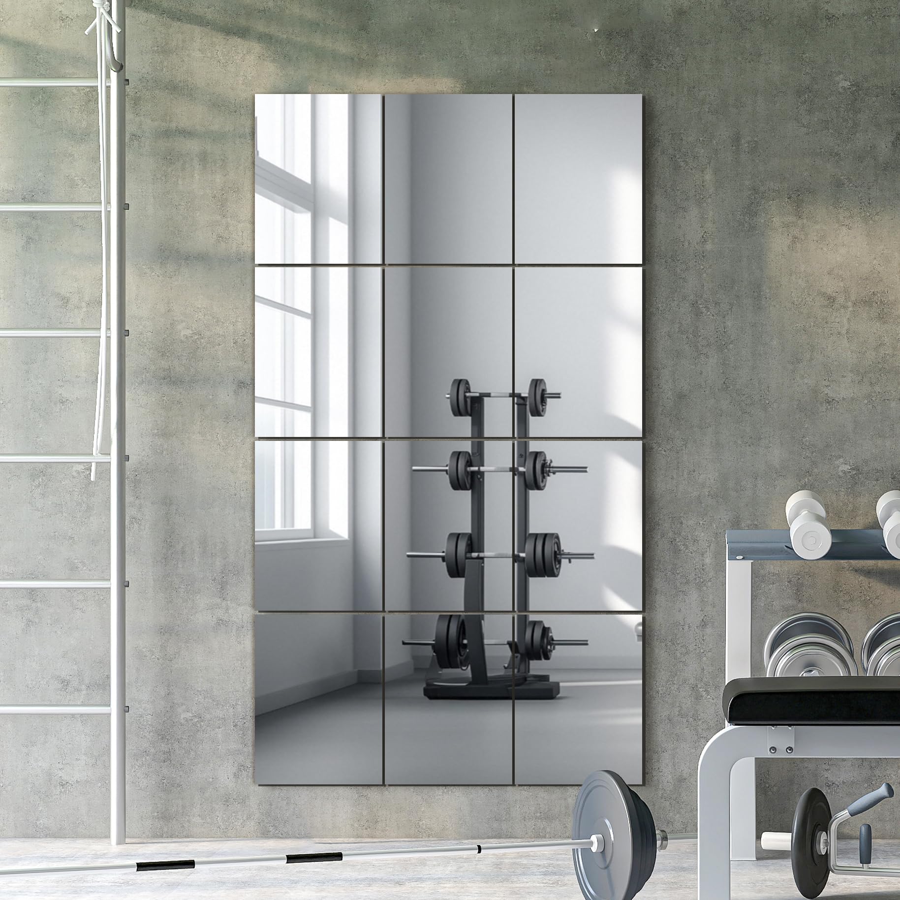 TRAHOME wall mirror used in garage, bedroom and living spaces