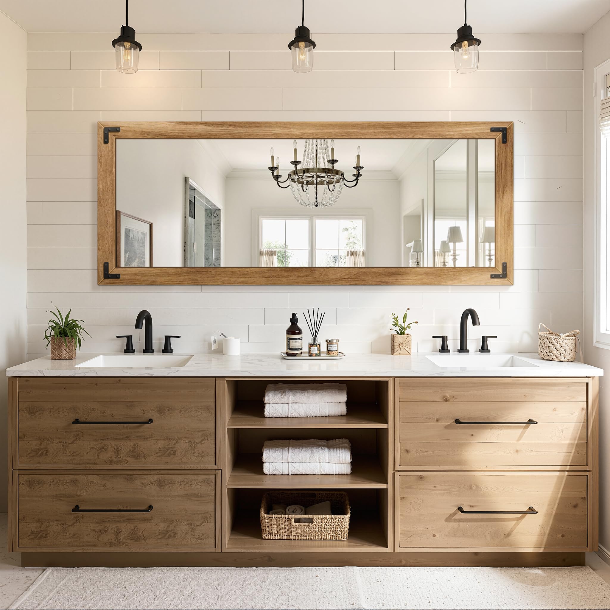 TRAHOME solid wood frame emphasizes durability and timeless style.