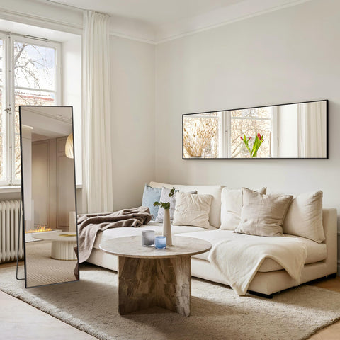 Versatile TRAHOME mirror complements modern, classic, or boho interiors.