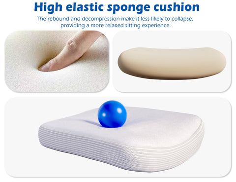 TRALT leather cushion adds skin-friendly comfort and easy cleaning