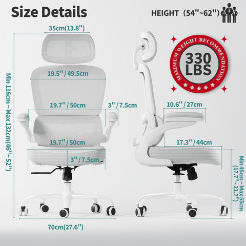 TRALT ergonomic chair lumbar support aligns your spine for natural seating
