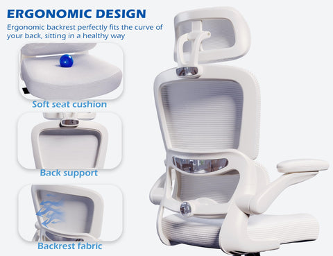 TRALT chair mesh back keeps air flowing to reduce heat buildup