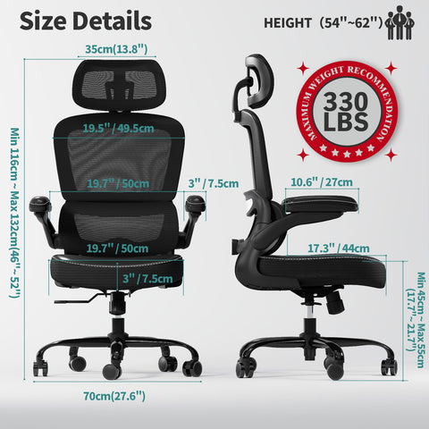 TRALT lumbar support promotes natural posture for comfortable days at the desk