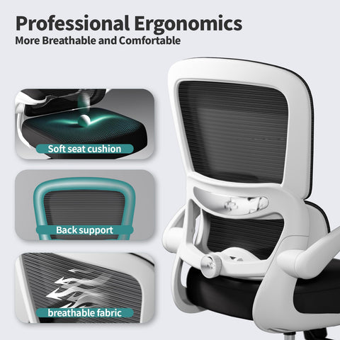 TRALT Office Chair supports up to 330 lbs for stable seating