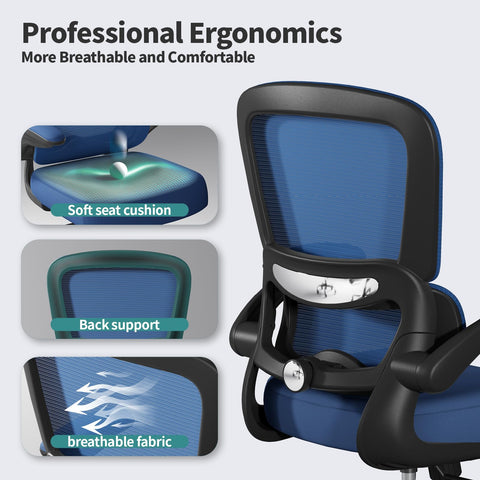 TRALT Office Chair supports up to 330 lbs for reliable use.