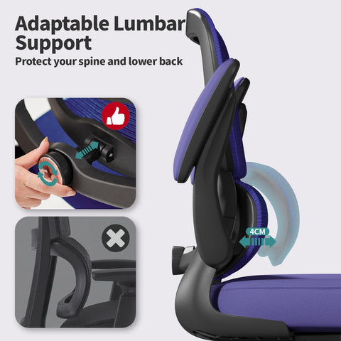 TRALT 360-degree swivel base enables easy movement around the desk.