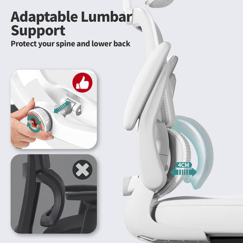 TRALT office chair 360 swivel base enables easy movement across your workspace.