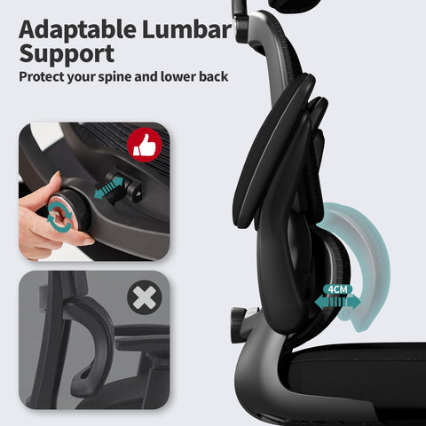 TRALT chair offers 360-degree swivel and smooth wheels on hard floors.