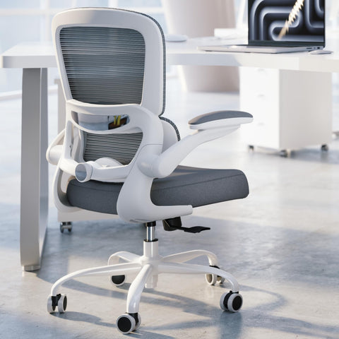 TRALT office chair adjustable lumbar support supports posture adjustments