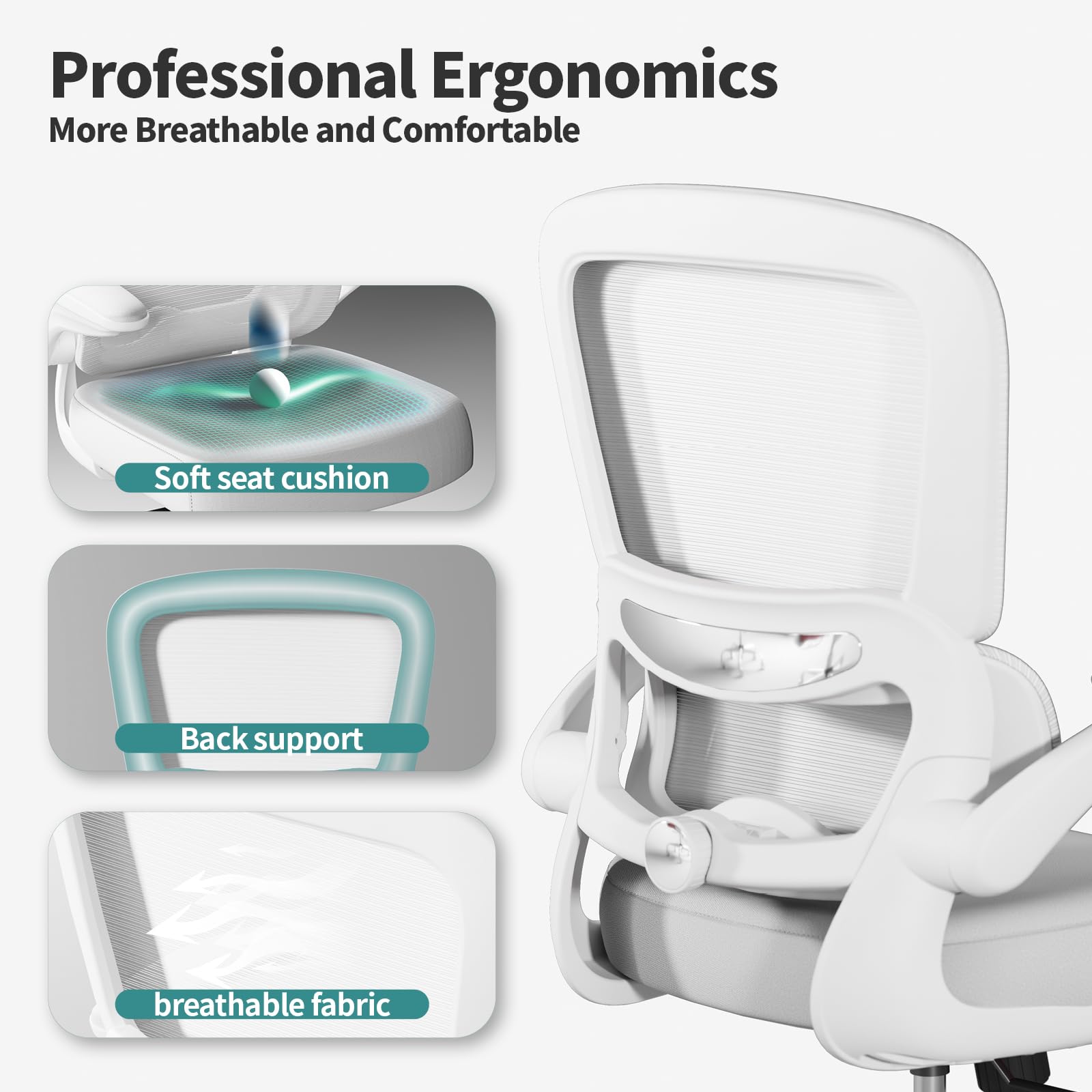 TRALT adjustable lumbar support for customized back comfort